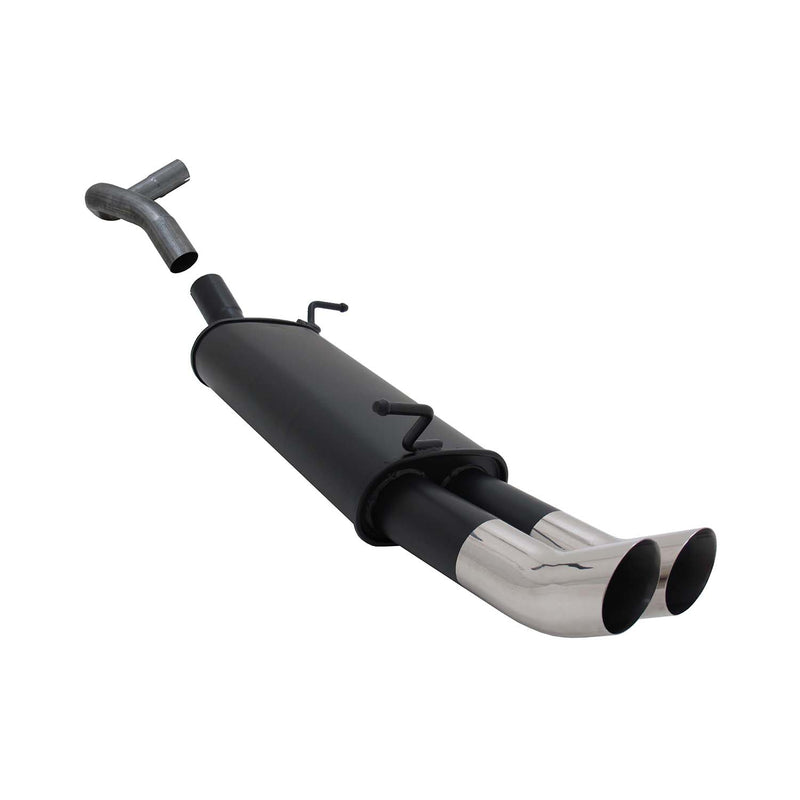 Novus Sportauspuff für Seat Ibiza 6L 2x76mm DTM Endschalldämpfer mit ABE