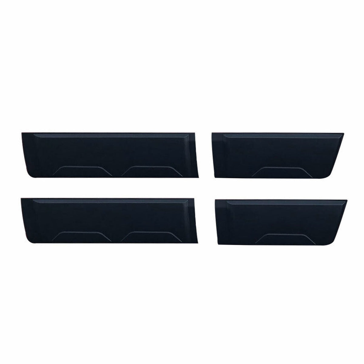 Door protection strips side protection for Mercedes X Class 2017-2020 ABS black 4 pieces