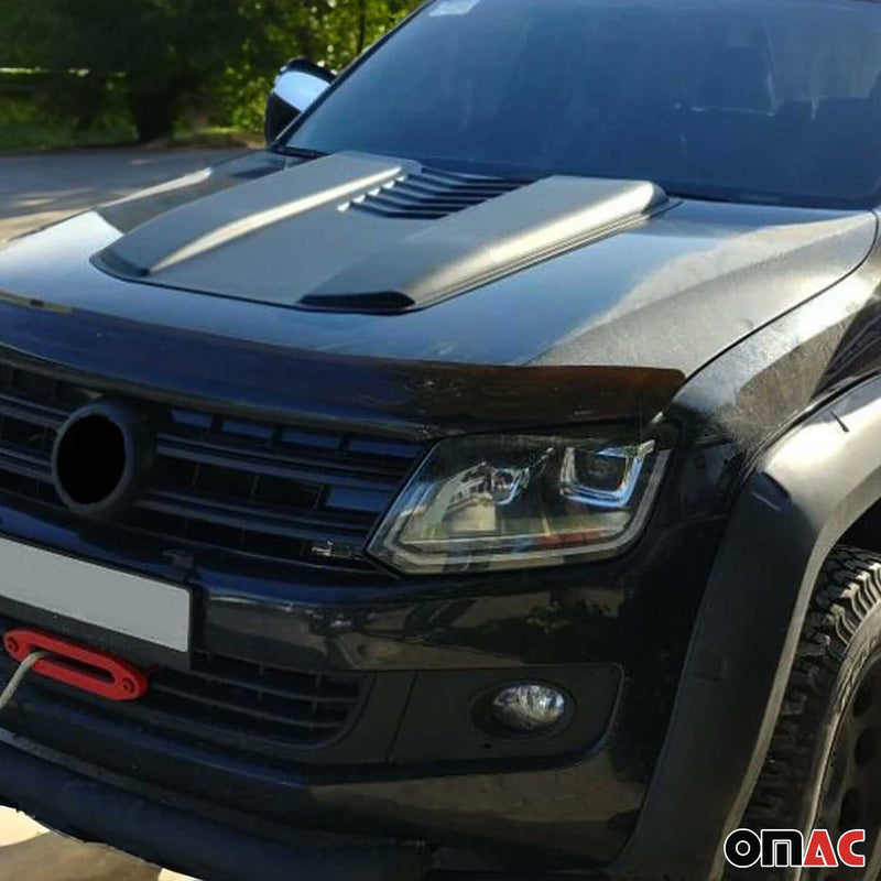 Haubenhutzen Motorhaube Lüftung für Ford Explorer 2020-2024 ABS Schwarz 1tlg