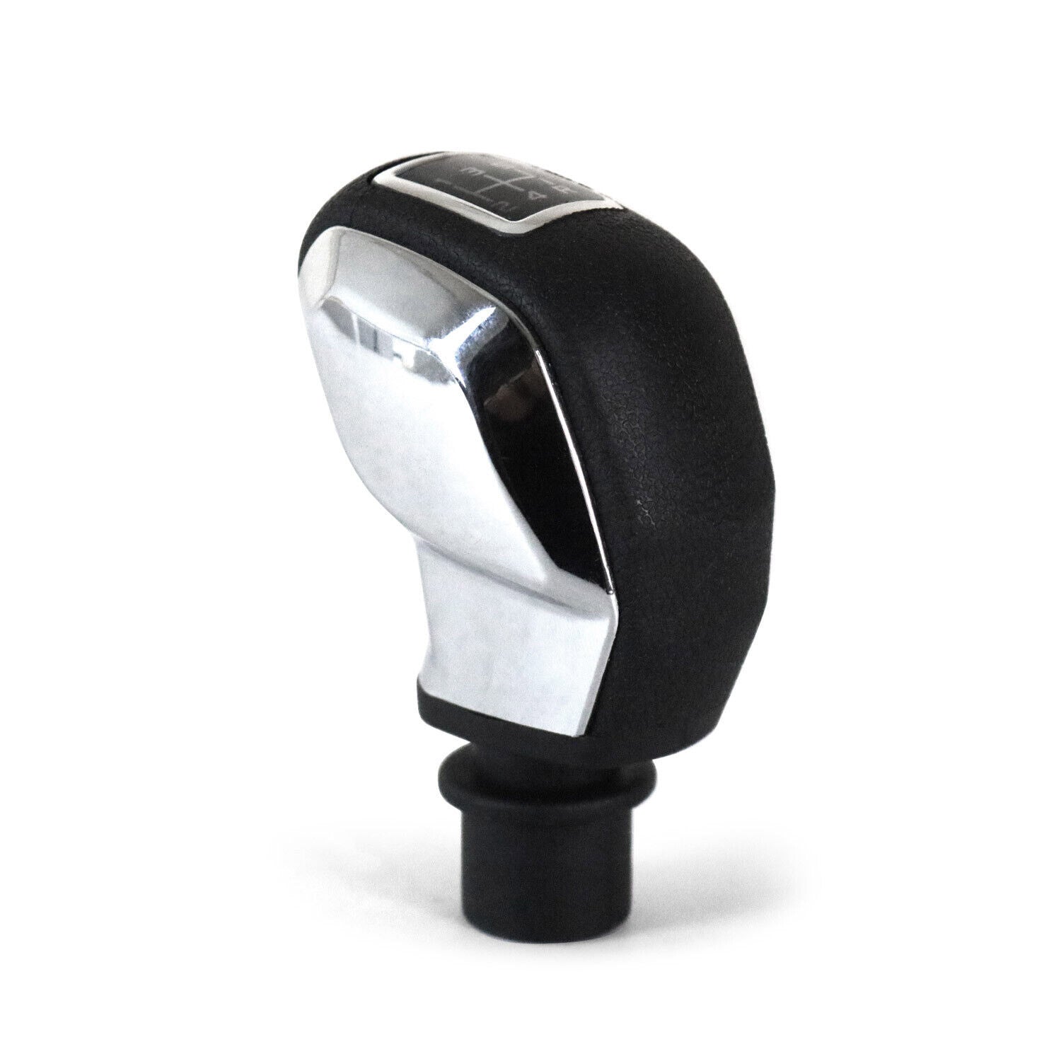 Schaltknauf Schaltknopf für Peugeot 301 2012-2026 5 Gang Kunstleder Chrome 1x