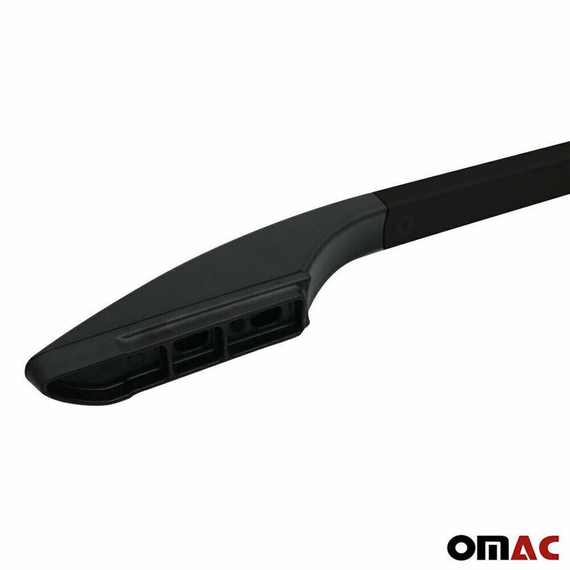 Dachreling Dachgepäckträger Relingträger für Fiat Scudo 2006-2016 L1 Alu Schwarz