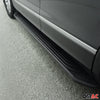 Trittbretter Seitenschweller für Ford Transit Custom 2012-2024 L2 Alu Schwarz