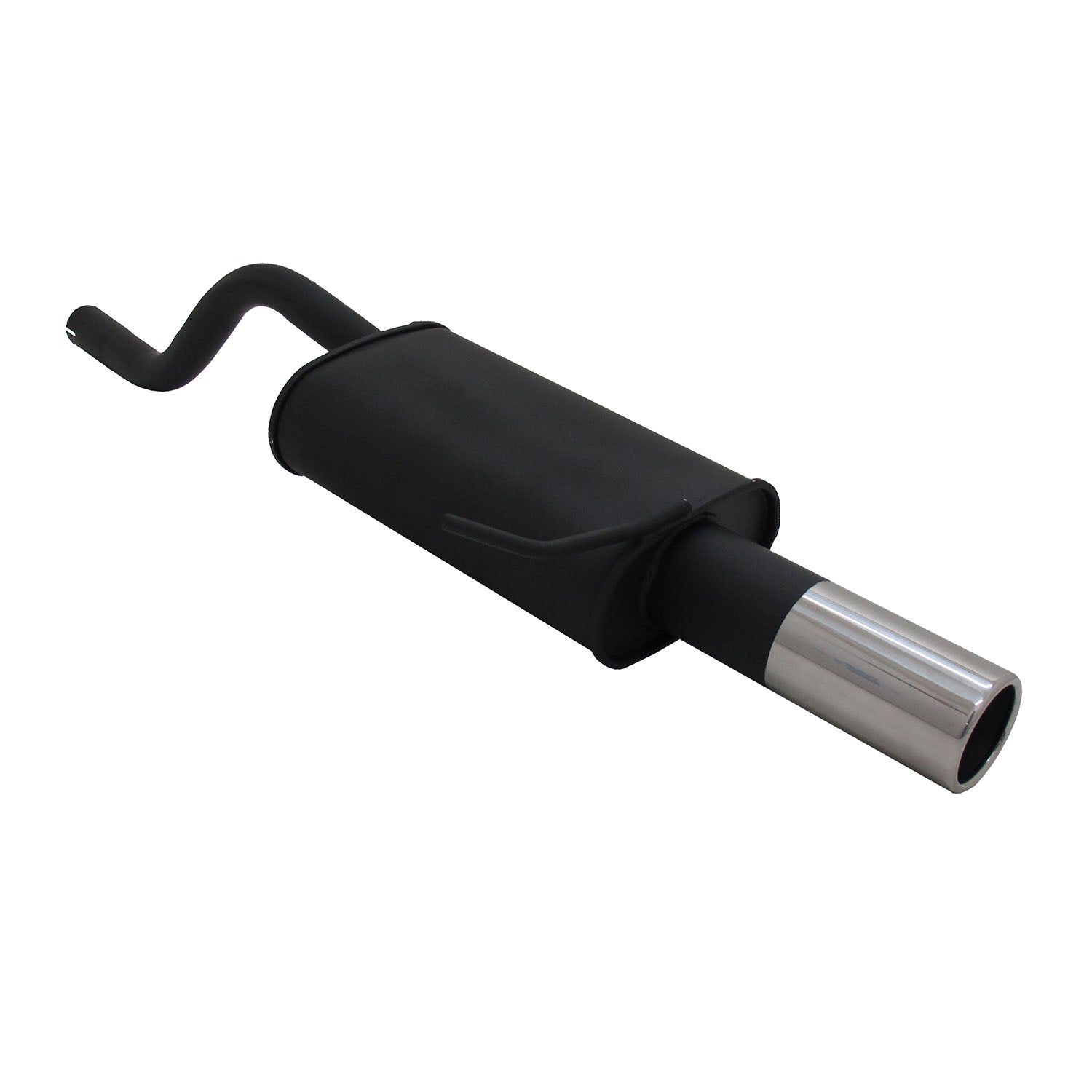 Novus Sportauspuff für Renault Clio 2 1x90mm Endschalldämpfer mit ABE