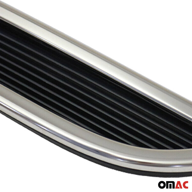 Stoßstangen Diffusor Auspuffrahmen für Renault Megane 2016-2025 Edelstahl Silber