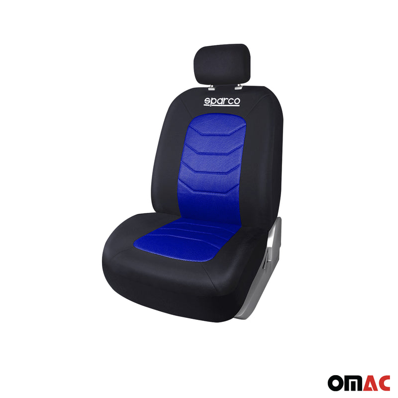 SPARCO Sitzbezüge Schonbezüge Autositzbezüge Universell Blau Vorne Hinten