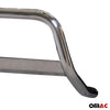 Front protection bar for Dacia Duster 2010-2021 ø63 steel EC type approval silver
