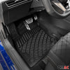 Fußmatten Hohe 3D Automatten für Honda Civic 2015-2021 Stufenheck Schwarz