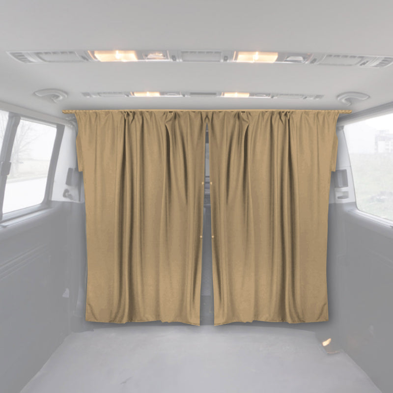 Fahrerhaus Führerhaus Maß Gardinen für Ford Transit Tourneo Courier L1 L2 Beige