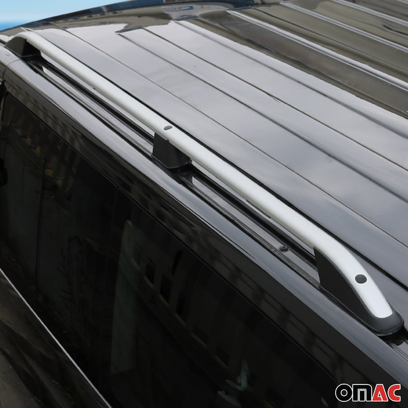 Dachreling Dachgepäckträger für Mercedes Citan 2012-2021 L1 Kurzer Alu Grau