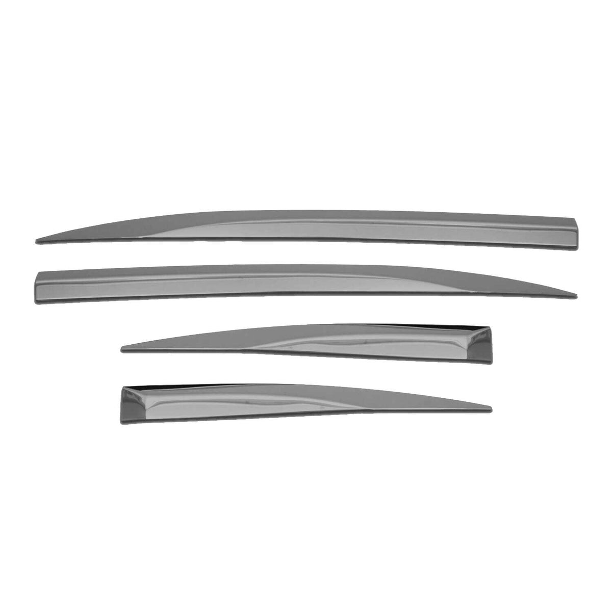 Side door strip door protection strip for Peugeot 3008 2016-2024 chrome steel dark 4x