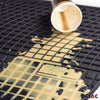 Fußmatten & Kofferraumwanne Set für Citroen C-Elysee 2012-2024 Gummi Schwarz 5x