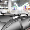 Menabo Dachträger Gepäckträger für VW Caddy 2015-2020 90kg TÜV Aluminium Grau 2x