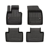 OMAC Gummi Fußmatten für Volvo XC90 2014-2024 Premium TPE Automatten Schwarz 4x