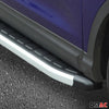 Seitenbretter Trittbretter für Dacia Sandero Stepway 2012-2020 Alu Schwarz