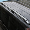 Dachreling Dachgepäckträger für Fiat Doblo 2000-2010 Kurzer Alu Silber 2x