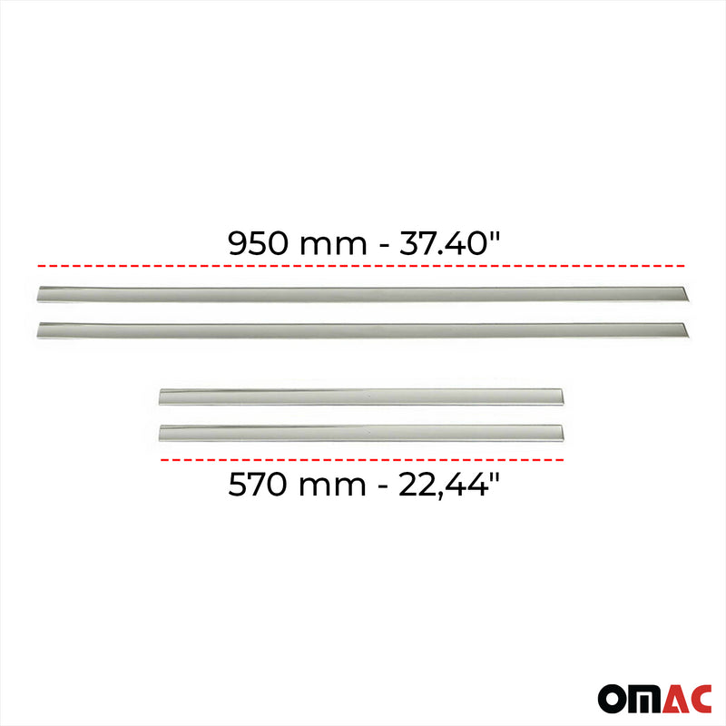 Türschutz Seitentürleiste Türleiste für Skoda Octavia 2012-2019 Edelstahl 4x