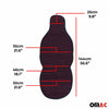 Antiperspirant Odorless Car Seat Covers Protection Pads Front Black Red 2 pcs