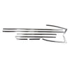 Window strips decorative strips for Opel Astra K 2015-2019 stainless steel chrome 8 pieces