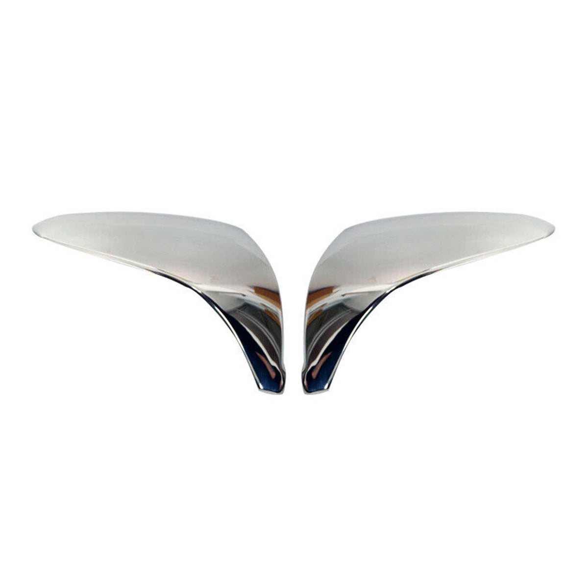 Spiegelkappen Spiegelabdeckung für Hyundai ix35 2010-2015 Edelstahl Silber 2tlg
