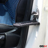 Car Door Pedal Footrest Foldable for Alfa Romeo 145 156 Aluminum Black