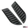 Hood scoops bonnet ventilation for Dacia Duster 2012-2021 ABS black 2 pieces