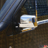 Spiegelkappen Spiegelabdeckung für Ford Connect 2009-2014 Chrom ABS Silber 2tlg