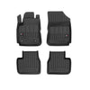 Fußmatten Automatten für Citroen C4 Cactus 2014-2018 OMAC Premium 3D Schwarz TPE