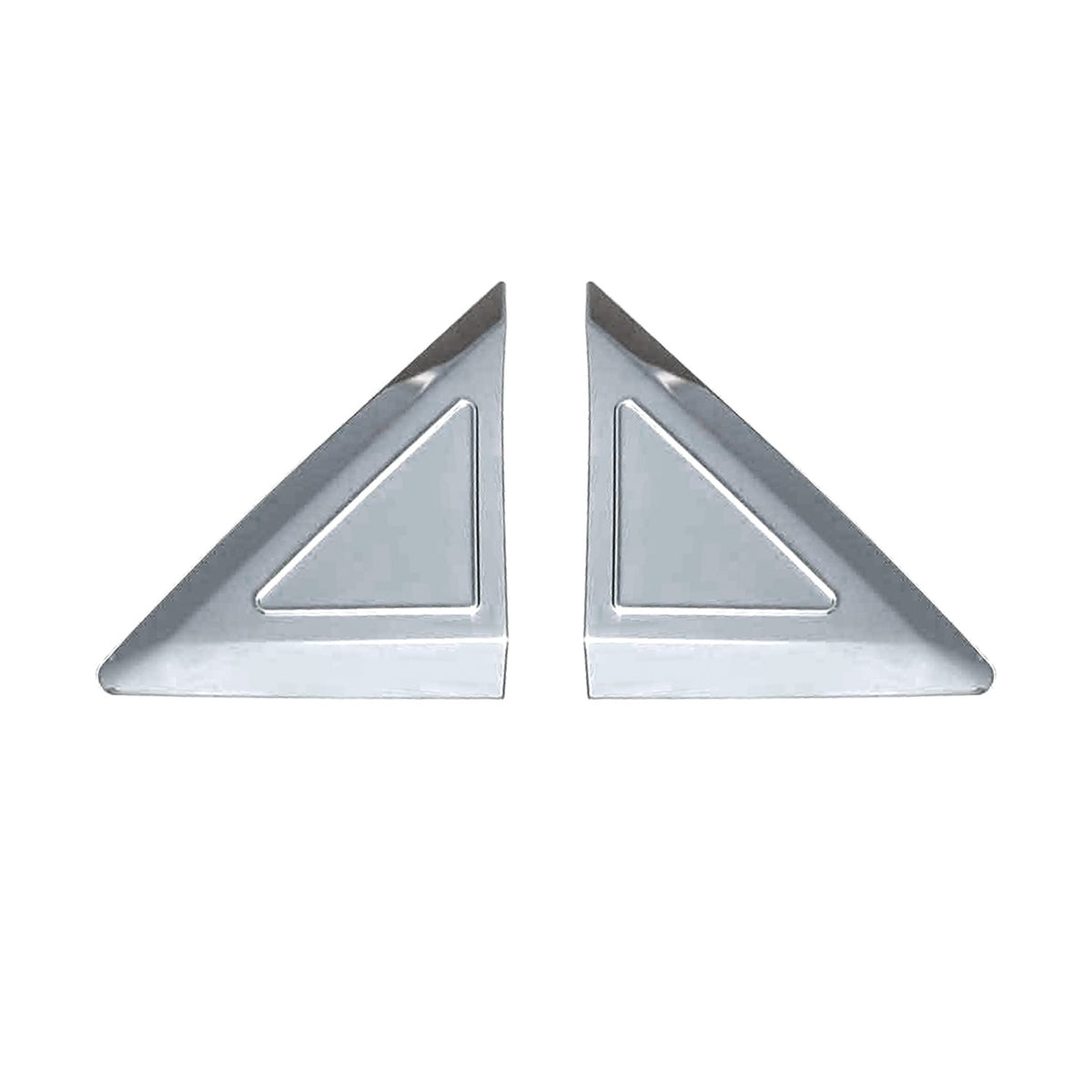 Window triangle window strips for Mercedes Sprinter W906 2006-2018 chrome 2-piece