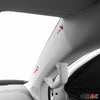 Front window curtains made to measure curtains for Renault Trafic 2001-2014 gray black 3x