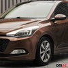 Für Hyundai i20 2014-2020 Chrom Spiegelabdeckung Spiegelleisten Blende Edelstahl