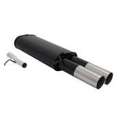 Novus Sportauspuff für VW Passat 3B / 3BG 2x76 RL-Design Endschalldämpfer  ABE