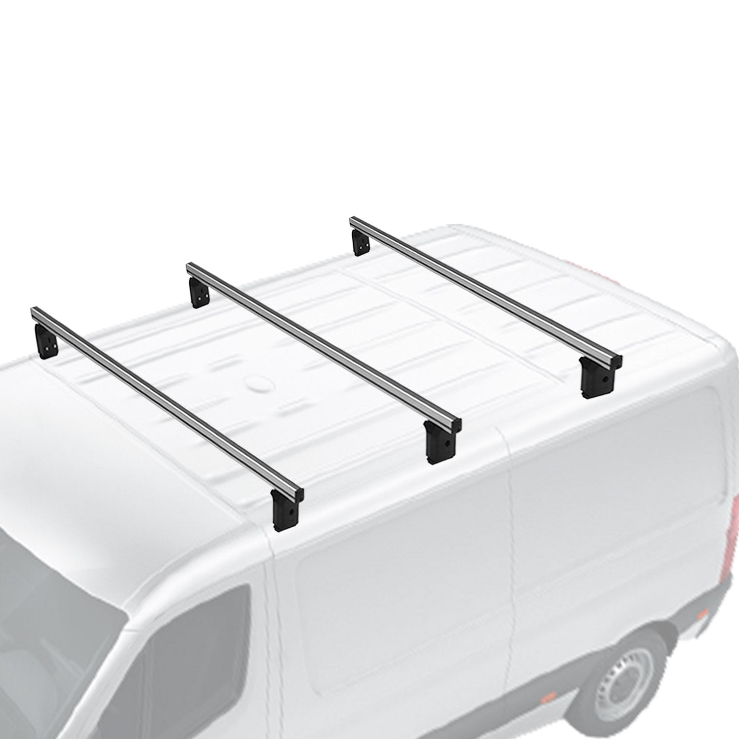 Menabo Dachträger Querträger für Nissan NV250 2019-2026 Langer L3 Alu Grau 3x