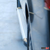 Alu Seitenschweller Trittbretter für Fiat Doblo 2010-2021 Langer RS Silber 2tlg