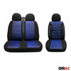 Für Mercedes Sprinter W907 W910 Schonbezüge Sitzbezüge Schwarz Blau Vorne 2+1