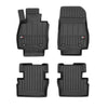 OMAC Gummi Fußmatten für Mazda 2 2014-2024 Premium TPE 3D Automatten Schwarz 4x