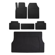 Gummimatten & Kofferraumwanne Set für Hyundai Tucson Antirutsch Gummi Schwarz