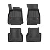 OMAC rubber floor mats for Audi A6 C8 2018-2024 premium TPE car mats black 4x
