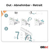 Aragon Anhängerkupplung E-Satz 13pin für Mitsubishi Outlander 2012-2023 ABE