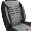 Schonbezüge Sitzbezüge für Vauxhall Zafira Life 2019-2024 Grau Schwarz 1 Sitz