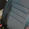 Schonbezüge Sitzschoner Sitzbezüge für Toyota Hilux Grau Schwarz 2+1 Vorne