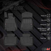 Fußmatten für Lexus GS 2012-2020 Premium TPE Automatten 4tlg