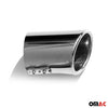 Exhaust trim tailpipe for Audi TT 80 90 100 200 Quattro stainless steel chrome 76mm 1x