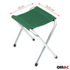 Mini camping stool aluminum folding stool fishing stool folding stool dark green