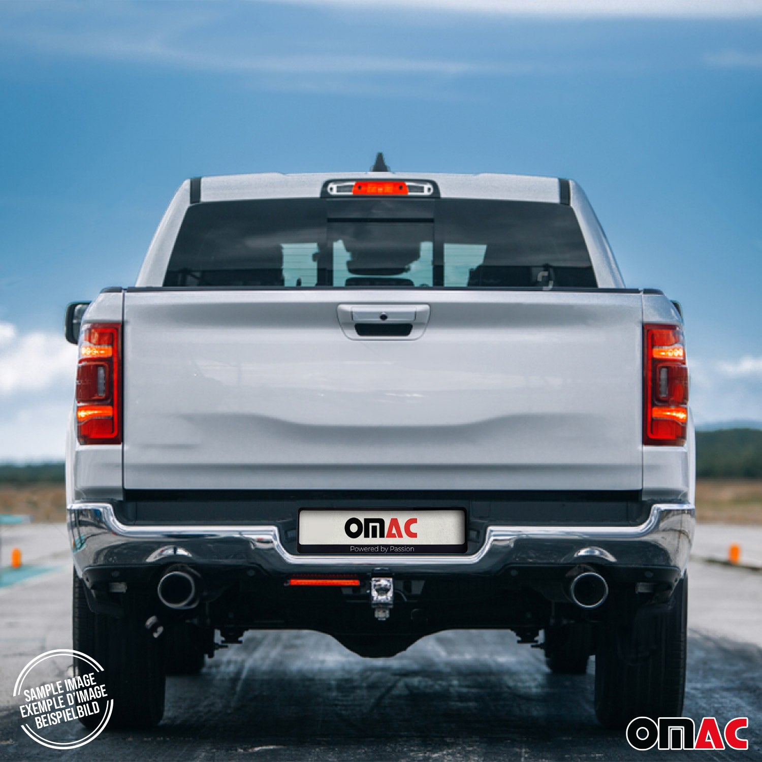 Novus Sportauspuff für Opel Corsa D 135x75mm Endschalldämpfer mit ABE