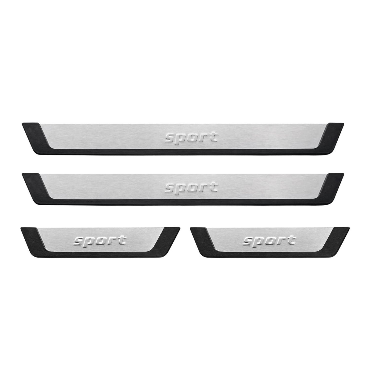 Door sills Sport for BMW 3 Series 4 Series 5 Series 6 Series 7 Series X1 Brushed Chrome 4x