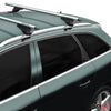 Menabo Grundträger Dachträger für Mitsubishi ASX 2010-2012 TÜV Aluminium Grau 2x