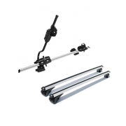 Dachträger + Fahrradträger Satz für VW Sharan II 2010-2023 Aluminium Silber 3tlg