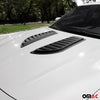 Haubenhutzen Motorhaube Lüftung für Opel Mokka X 2016-2024 ABS Schwarz 2tlg
