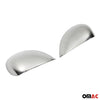 Mirror caps mirror cover for Seat Exeo 2008-2013 stainless steel silver 2 pieces