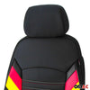 Schonbezüge Sitzbezüge für Peugeot 407 408 4008 Deutschland Fahne 1+1 Sitze